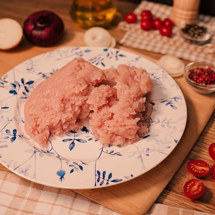 Фарш из филе грудки домашнего цыпленка