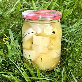 Патиссоны маринованные, ферма Лебедь