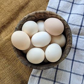 Куриные яйца, ферма Нато Елисеевой