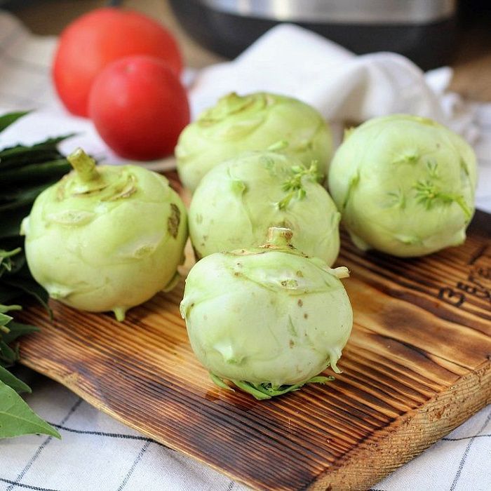 Кольраби белая, ферма Сергея Зверева