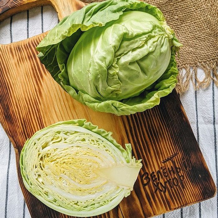 Капуста молодая салатная, ферма Сергея Зверева
