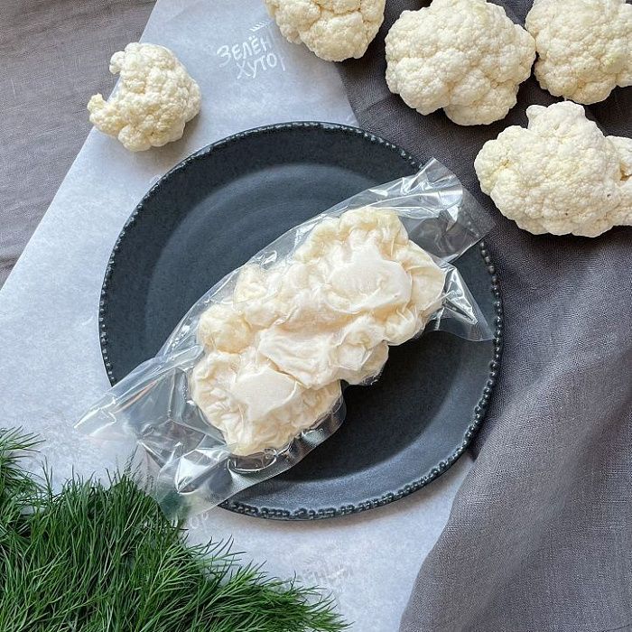 Цветная капуста замороженная, ферма Сергея Зверева