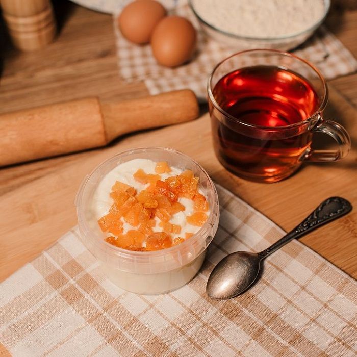 Творожная масса с курагой, ферма Татьяны Кузьмич