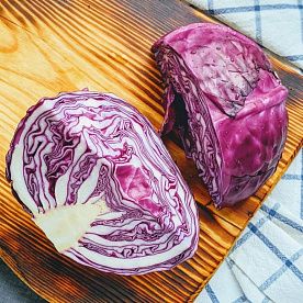 Капуста краснокочанная, ферма Сергея Зверева