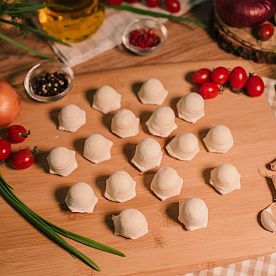 Пельмени с индейкой домашние