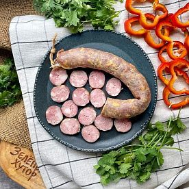 Колбаса домашняя Свинина с говядиной, ферма Стаса Кузьмича