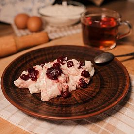 Творожная масса с вишней, ферма Татьяны Кузьмич