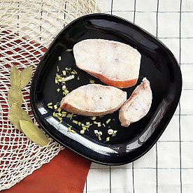 Морской окунь, стейки