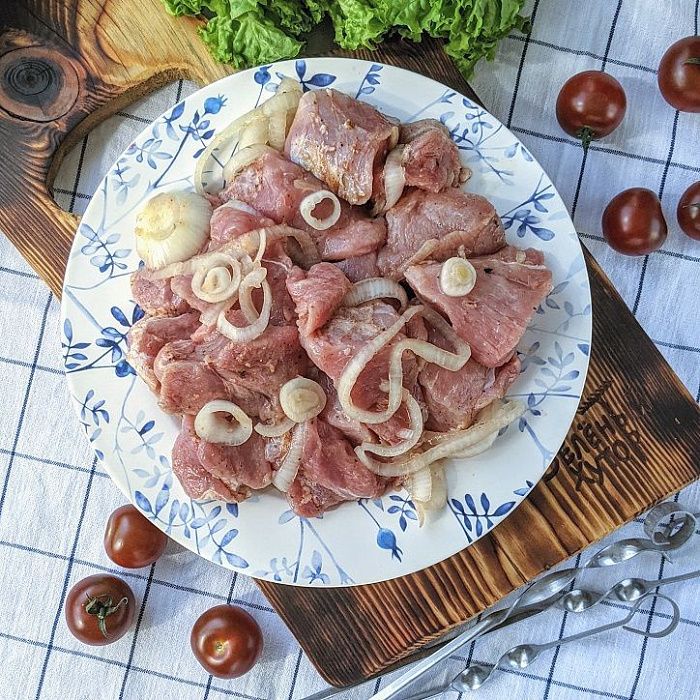 Шашлык свиной, ферма Стаса Кузьмича