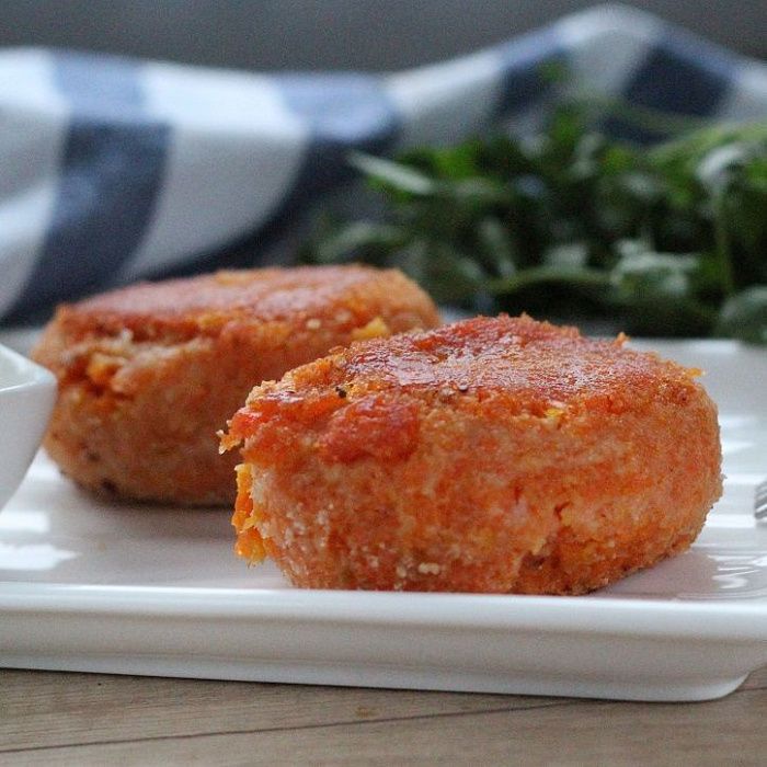 Морковные котлеты постные