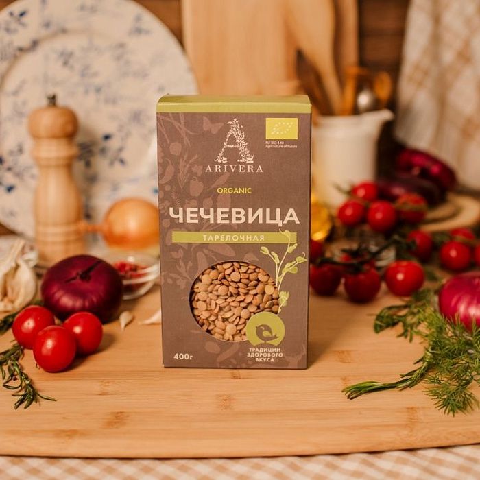 Чечевица зеленая ОРГАНИК, Аривера