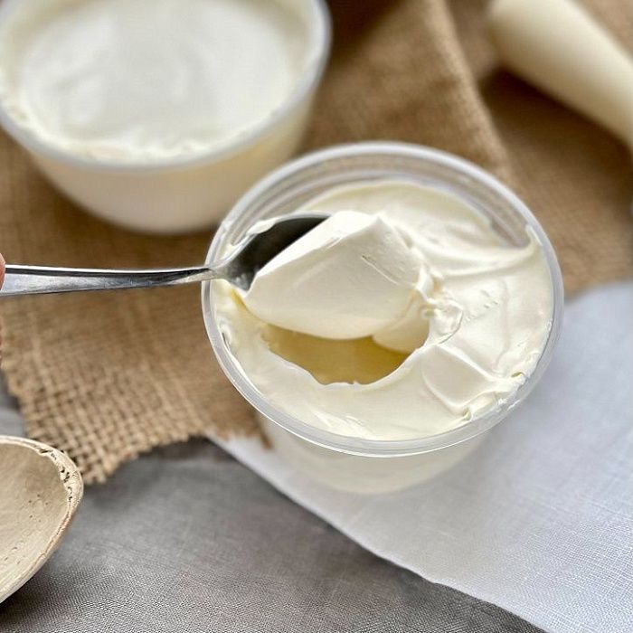 Сметана 40%, ферма Татьяны Кузьмич