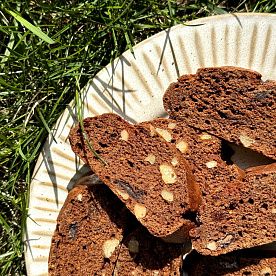 Кантуччи шоколадные с Инжиром и Грецким орехом, Polba
