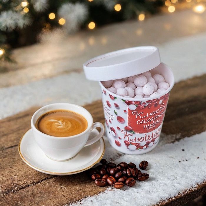 Клюква в сахарной пудре, 250гр