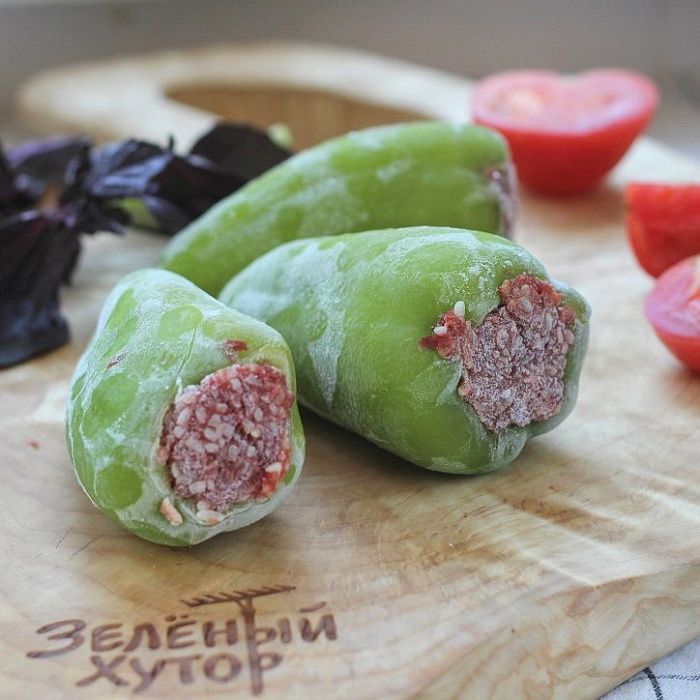 Перцы фаршированные домашние