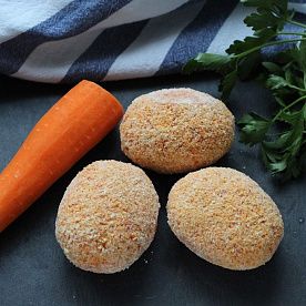 Морковные котлеты постные