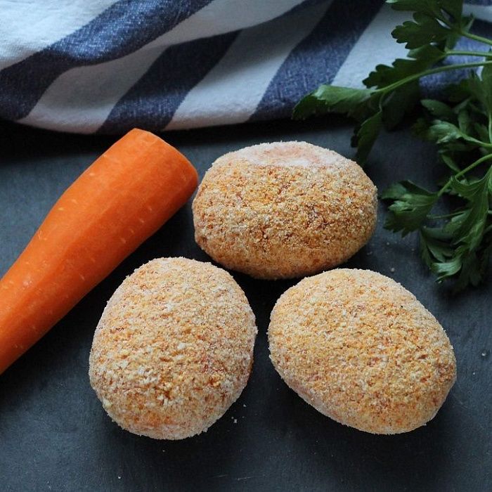 Морковные котлеты постные