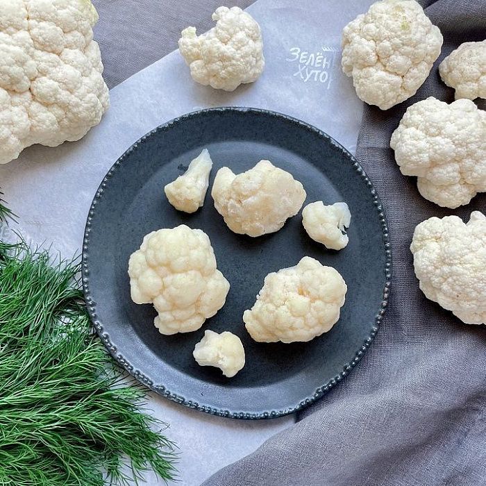 Цветная капуста замороженная, ферма Сергея Зверева
