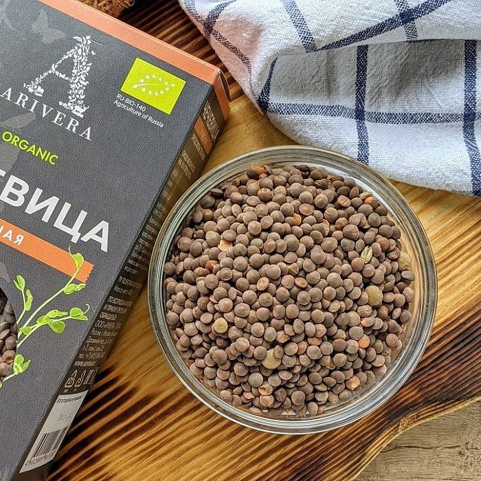 Чечевица красная ОРГАНИК, Аривера