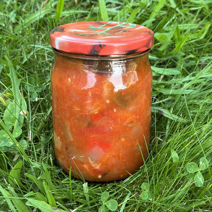 Овощное ассорти с баклажанами, ферма Лебедь