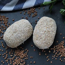 Зразы гречневые с индейкой домашние