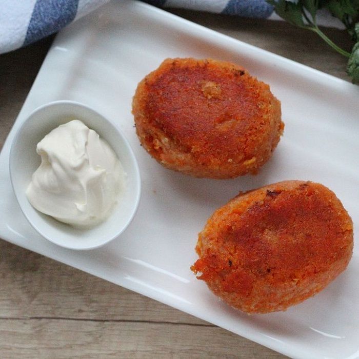 Морковные котлеты постные