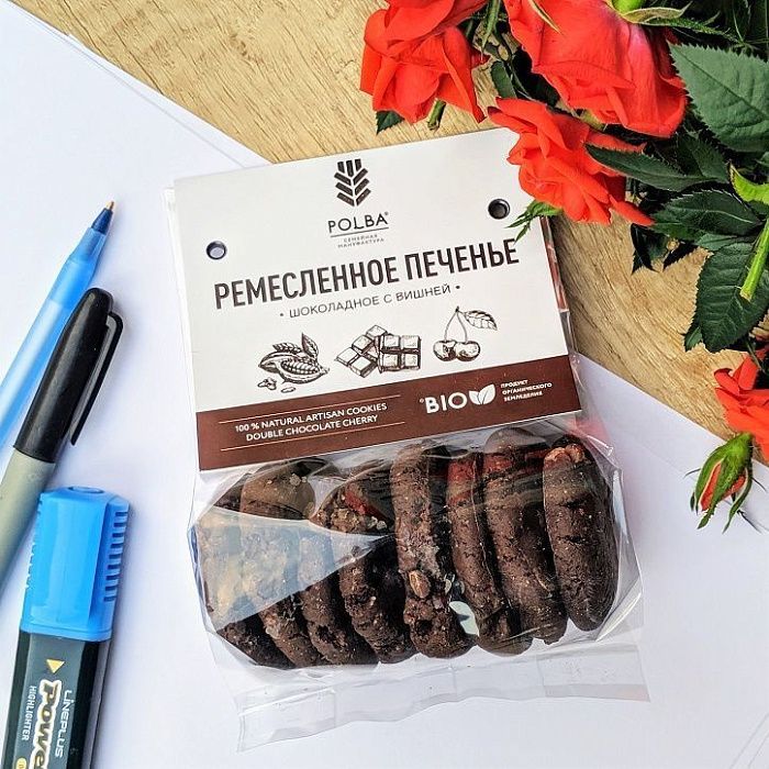 Печенье Шоколадное с Вишней, Polba
