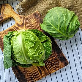 Капуста молодая салатная, ферма Сергея Зверева