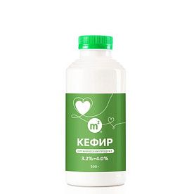 Кефир 3,2%, 0,5л, ОРГАНИК, ферма М2