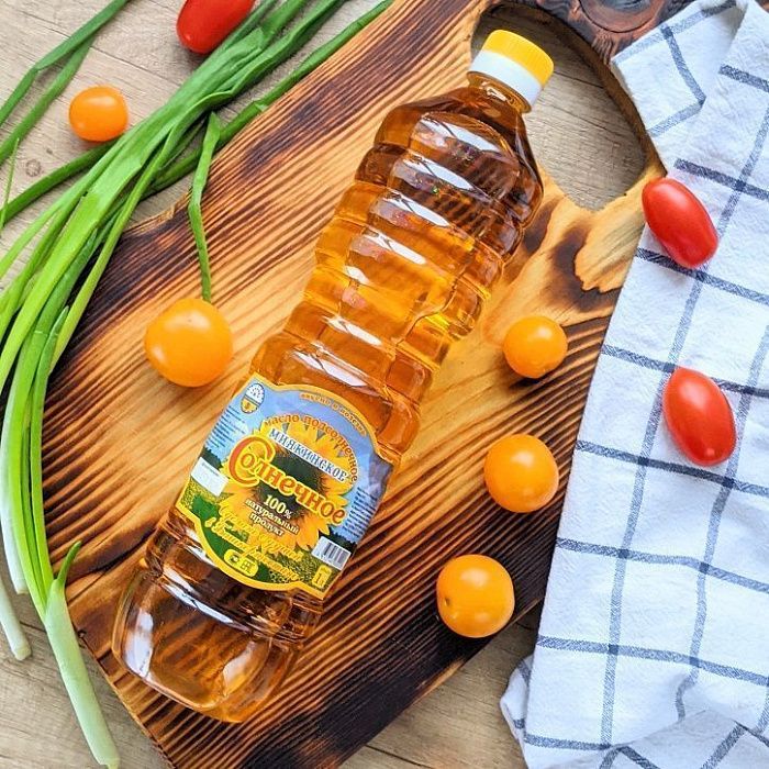 Подсолнечное масло, 1л, нерафинированное, холодный отжим