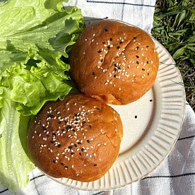 Булочки для бургера, пекарня Polba